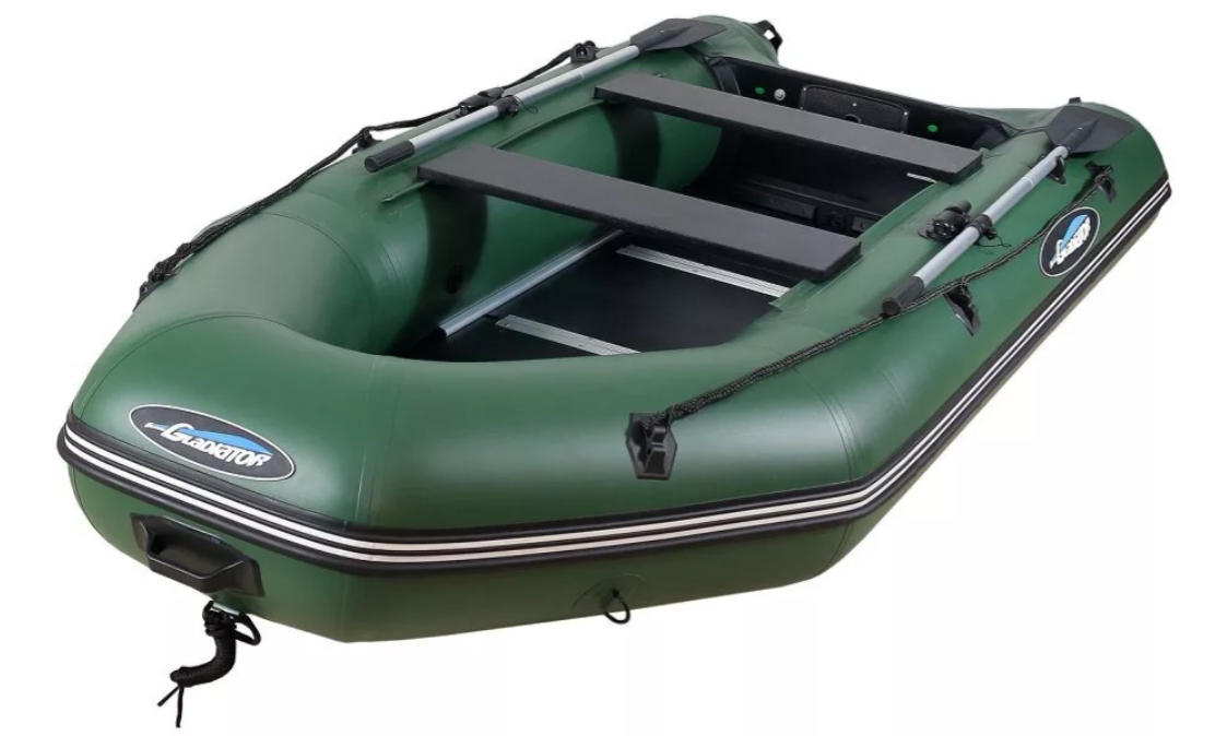 МОТОРНО-ГРЕБНАЯ ЛОДКА ПВХ GLADIATOR А 340 ТК С ФАНЕРНЫМ ПОЛОМ в Арзамасе