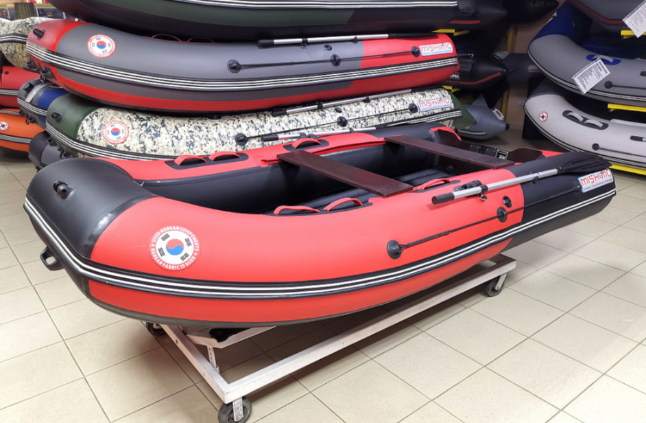 КОМПЛЕКТ Лодка MISHIMO PRO 350 + ЛОДОЧНЫЙ МОТОР MARLIN MP 9.9 (20) AMHS PRO в Арзамасе