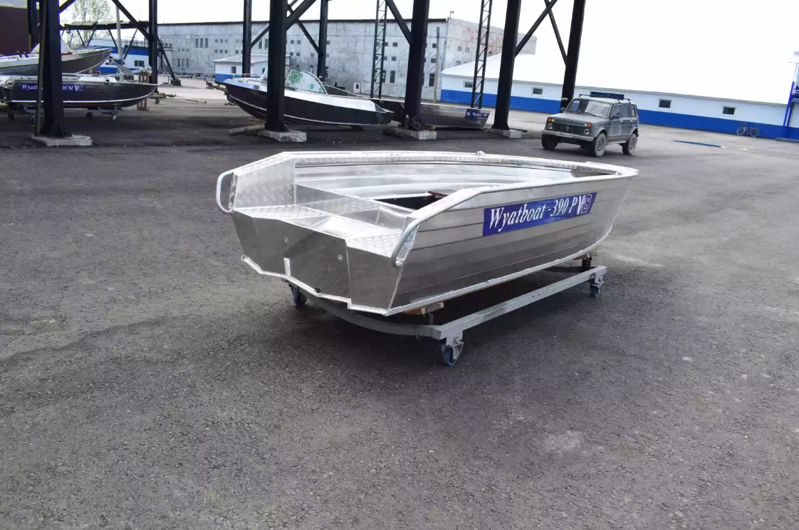 Алюминиевая лодка Wyatboat-390Р Увеличенный борт в Арзамасе