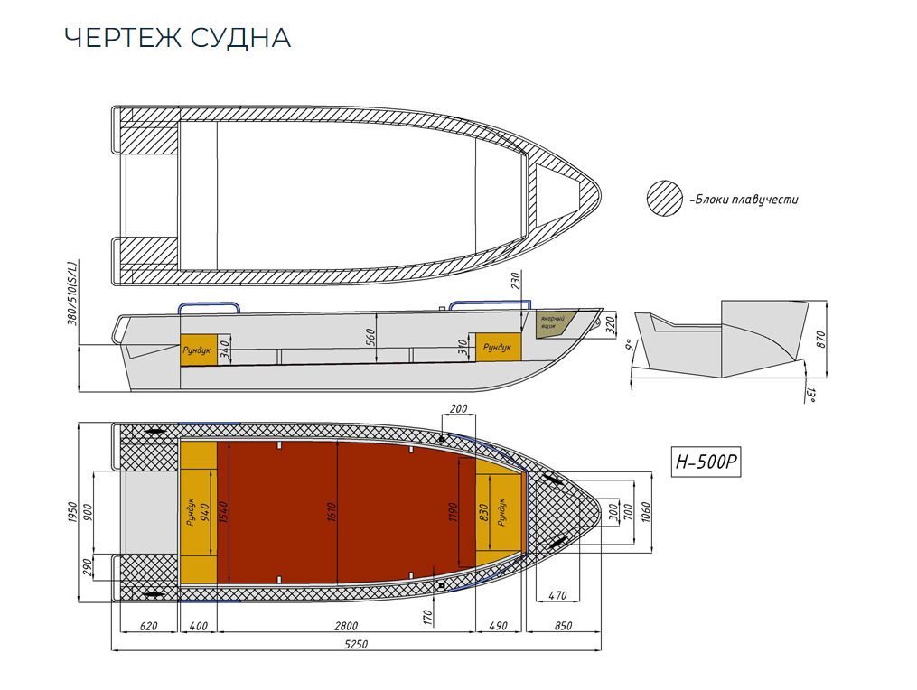 Алюминиевая лодка Неман-500 P в Арзамасе