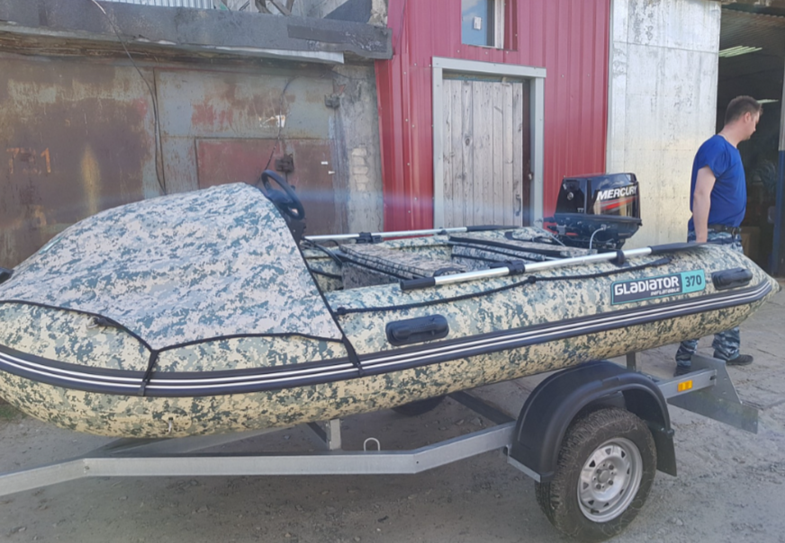 НАДУВНАЯ ЛОДКА GLADIATOR C370AL в Арзамасе