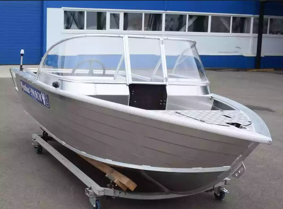 Алюминиевая лодка Wyatboat-390 DCM Увеличенный борт в Арзамасе