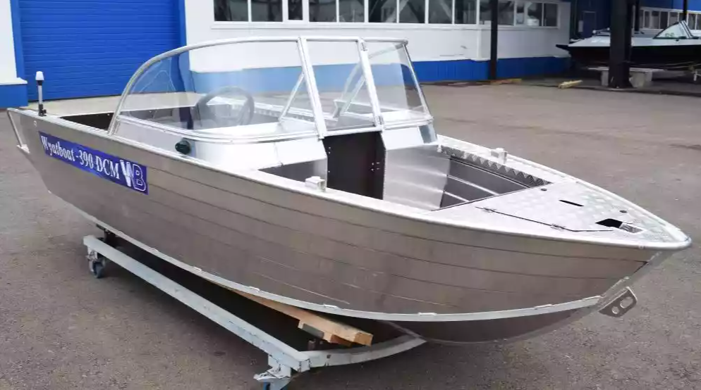 Алюминиевая лодка Wyatboat-390 DCM Увеличенный борт в Арзамасе