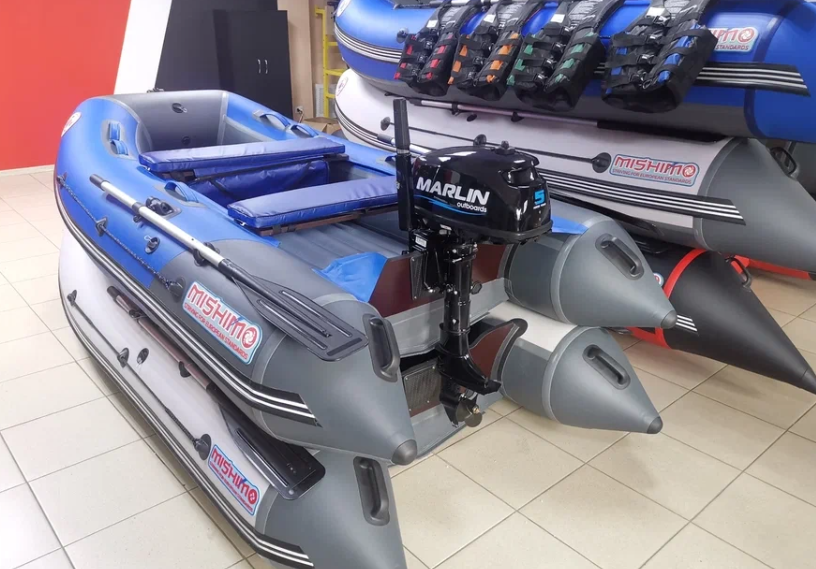 КОМПЛЕКТ ЛОДКА MISHIMO LITE 315 + МОТОР 5л.с в Арзамасе