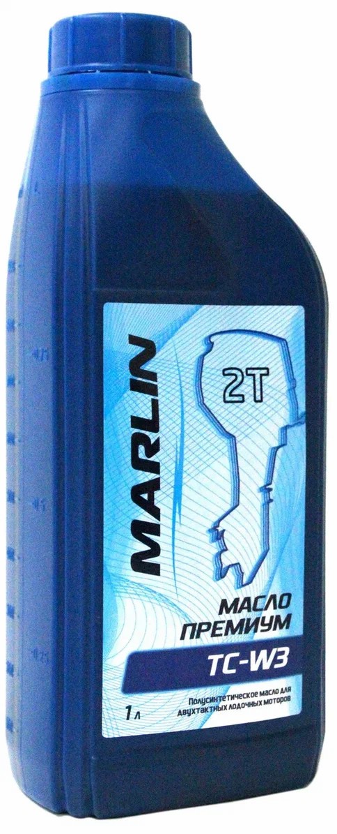 МАСЛО ПОЛУСИНТЕТИЧЕСКОЕ MARLIN ПРЕМИУМ 2Т, TC-W3, 1 ЛИТР в Арзамасе