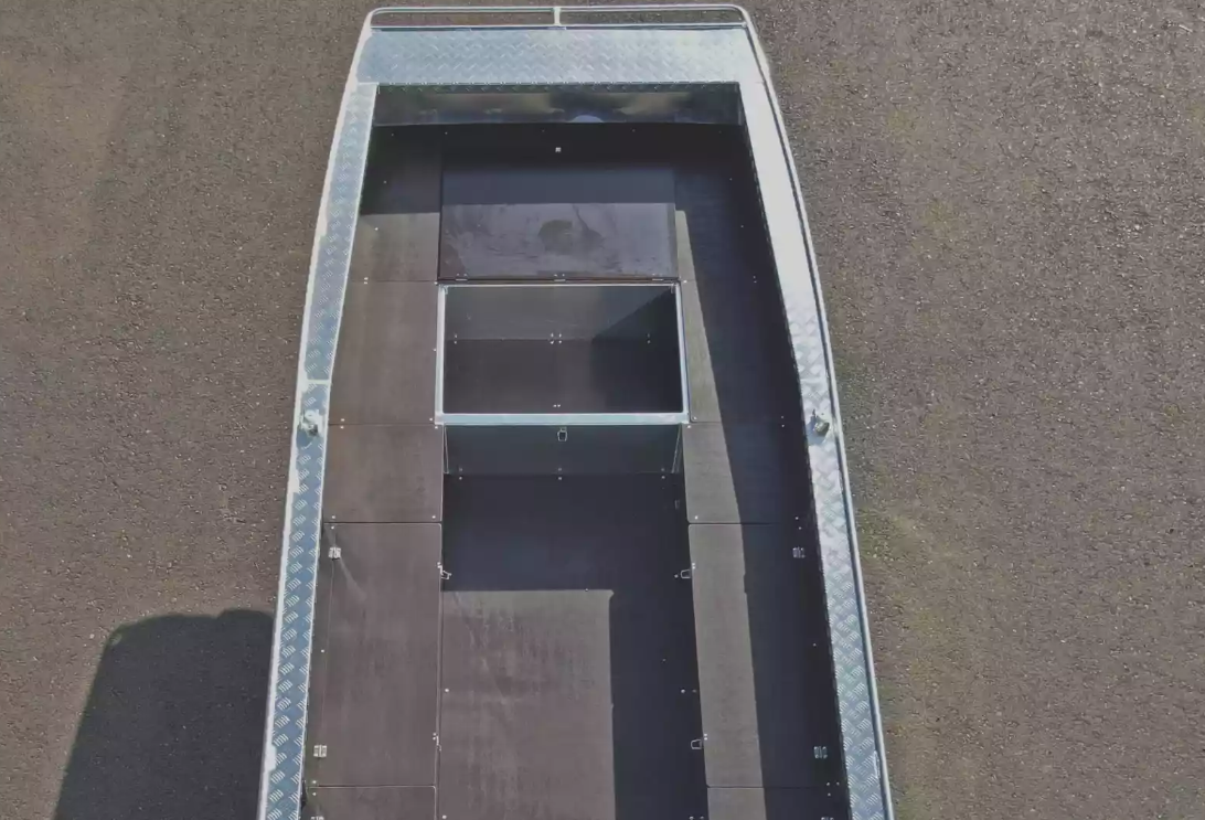 Алюминиевая лодка Wyatboat-490 Jonboat в Арзамасе