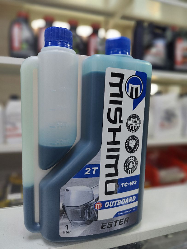 Масло MISHIMO 2T OUTBOARD (ESTER) полусинтетика 1 л в Арзамасе