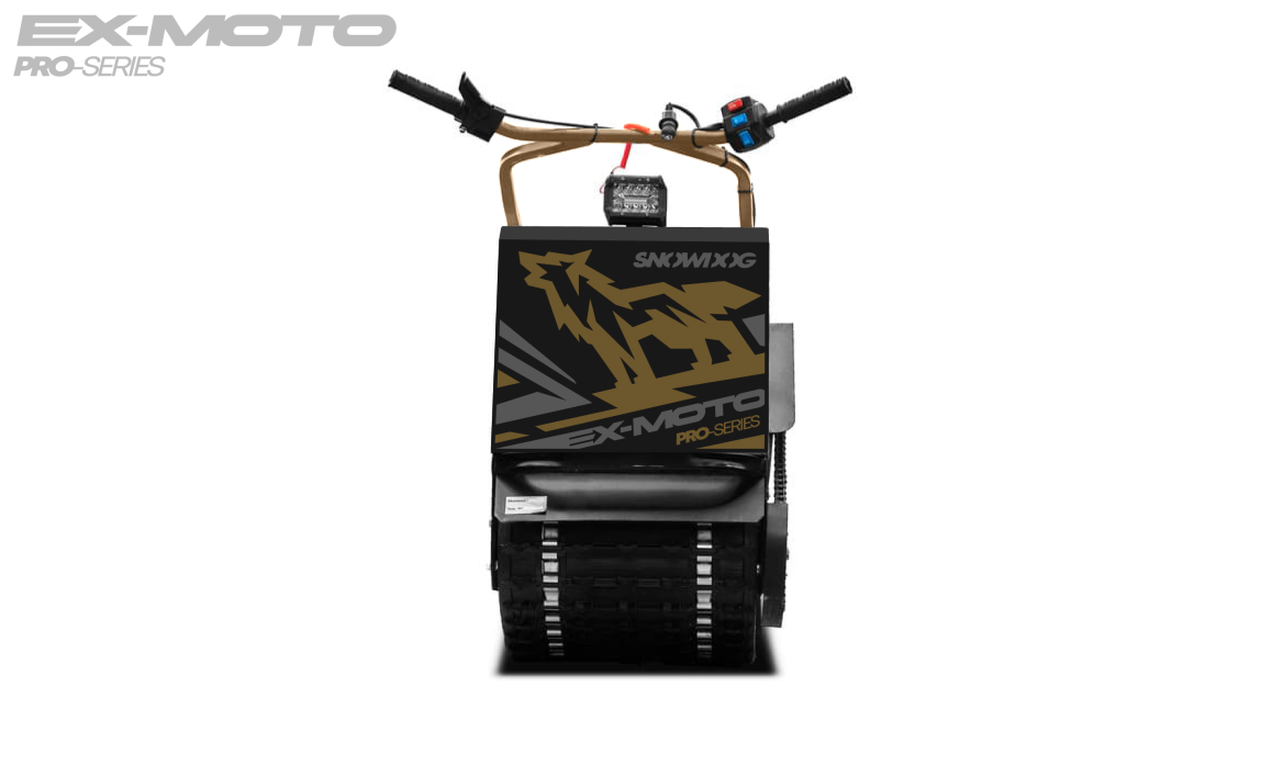 Мотобуксировщик EX-MOTO SNOWDOG S380 8л.с. в Арзамасе