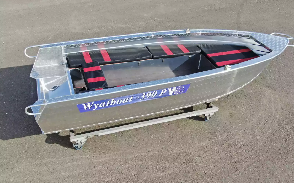 Алюминиевая лодка Wyatboat-390РМ увеличенный борт в Арзамасе