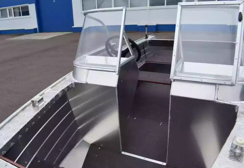 Алюминиевая лодка Wyatboat-390 DCM Увеличенный борт в Арзамасе