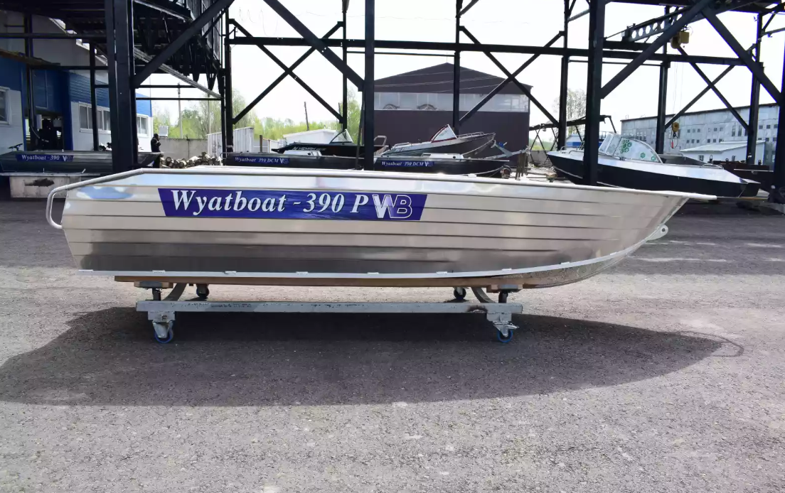 Алюминиевая лодка Wyatboat-390Р Увеличенный борт в Арзамасе