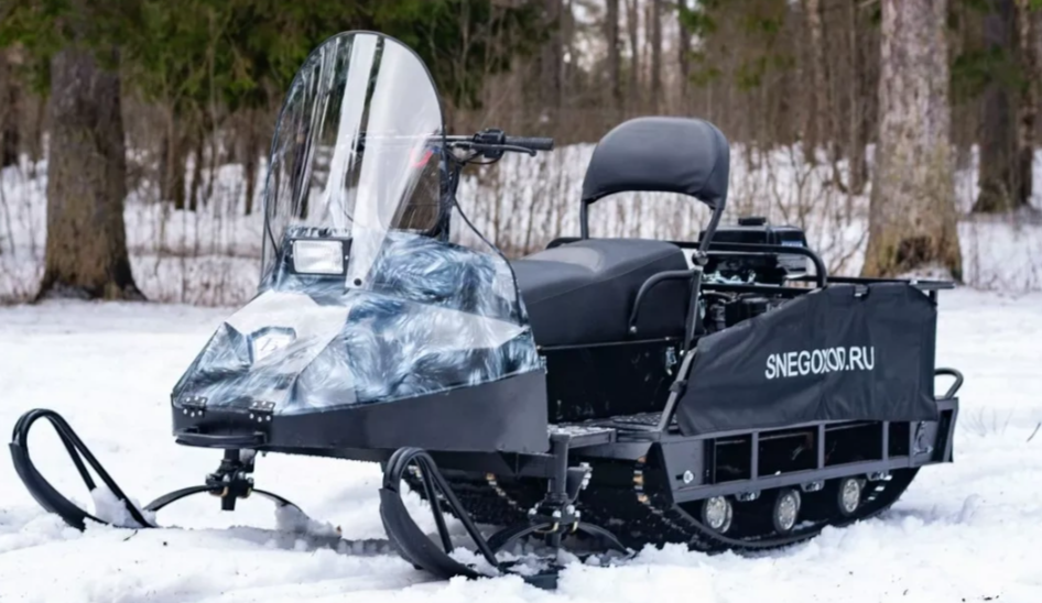 Миниснегоход Егерь Экспедитор 20 л.с. , реверс, тормоз, капот белый в Арзамасе