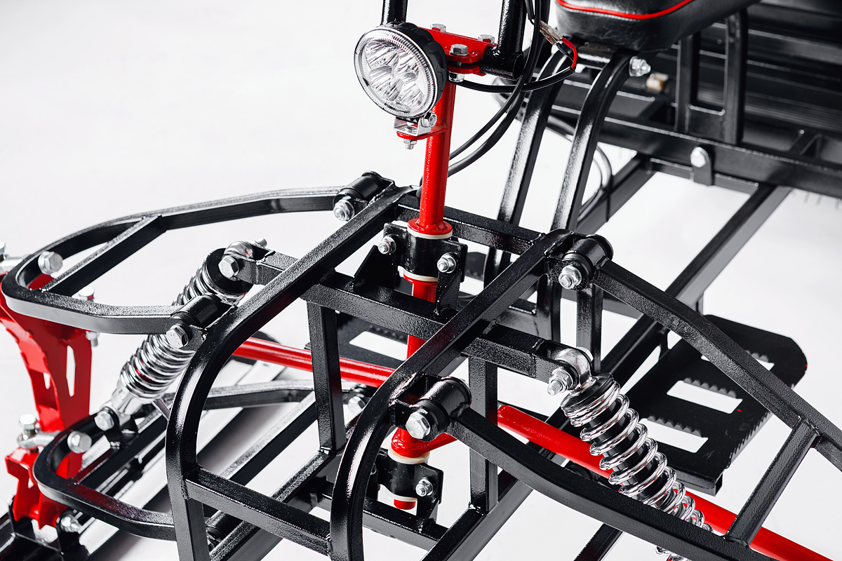 Лыжный модуль IKUDZO с подогревом ручек металлические лыжи в Арзамасе