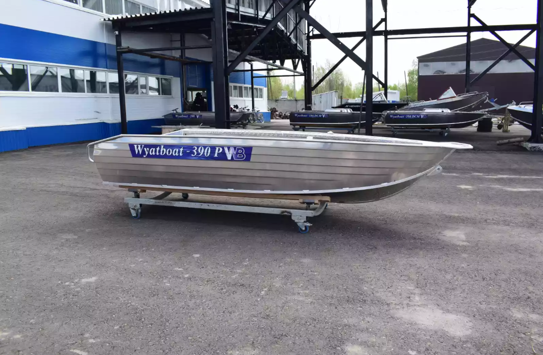 Алюминиевая лодка Wyatboat-390Р Увеличенный борт в Арзамасе
