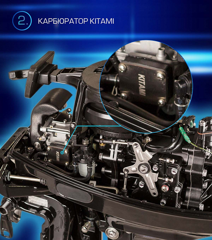 Лодочный мотор MARLIN PROLINE MP 9.9 (20) AWRL FORCE в Арзамасе