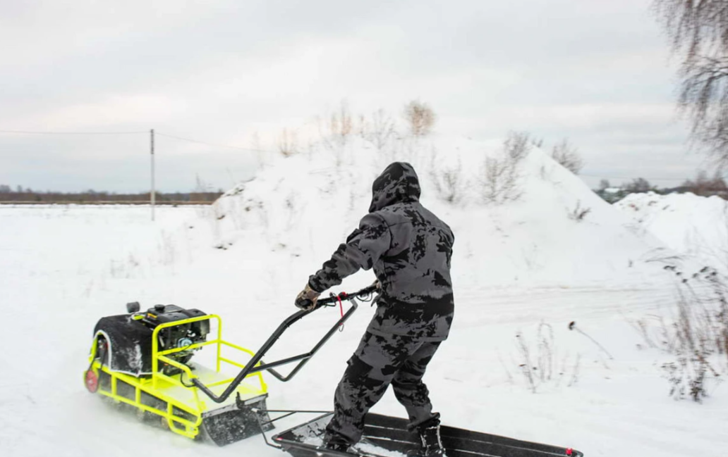 Мотобуксировщик Бурлак ХОЗЯИН-1 (капот металл) в Арзамасе