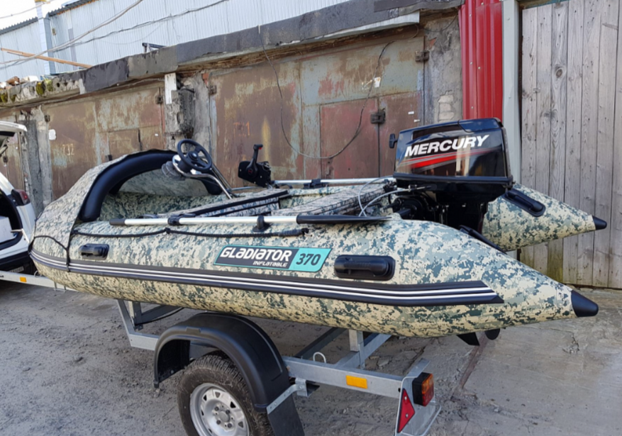 НАДУВНАЯ ЛОДКА GLADIATOR C370AL в Арзамасе