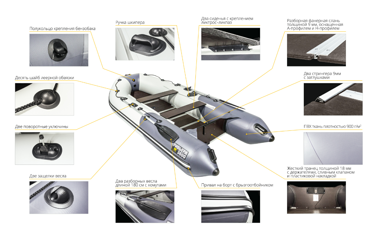 Лодка Ривьера Компакт 3600 СК в Арзамасе