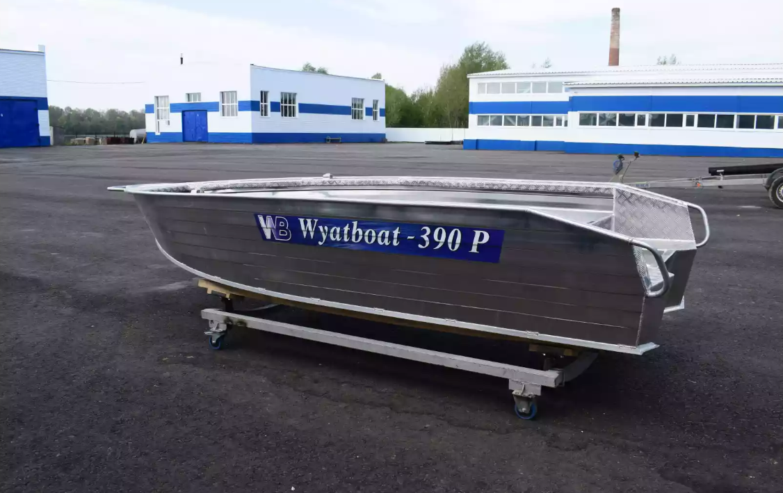 Алюминиевая лодка Wyatboat-390Р Увеличенный борт в Арзамасе