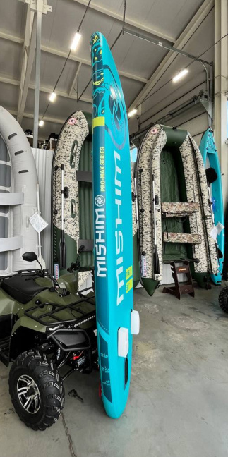 SUP (САП) Доска MISHIMO PRO-MAX Light Teal 12,6’ (385см) в Арзамасе