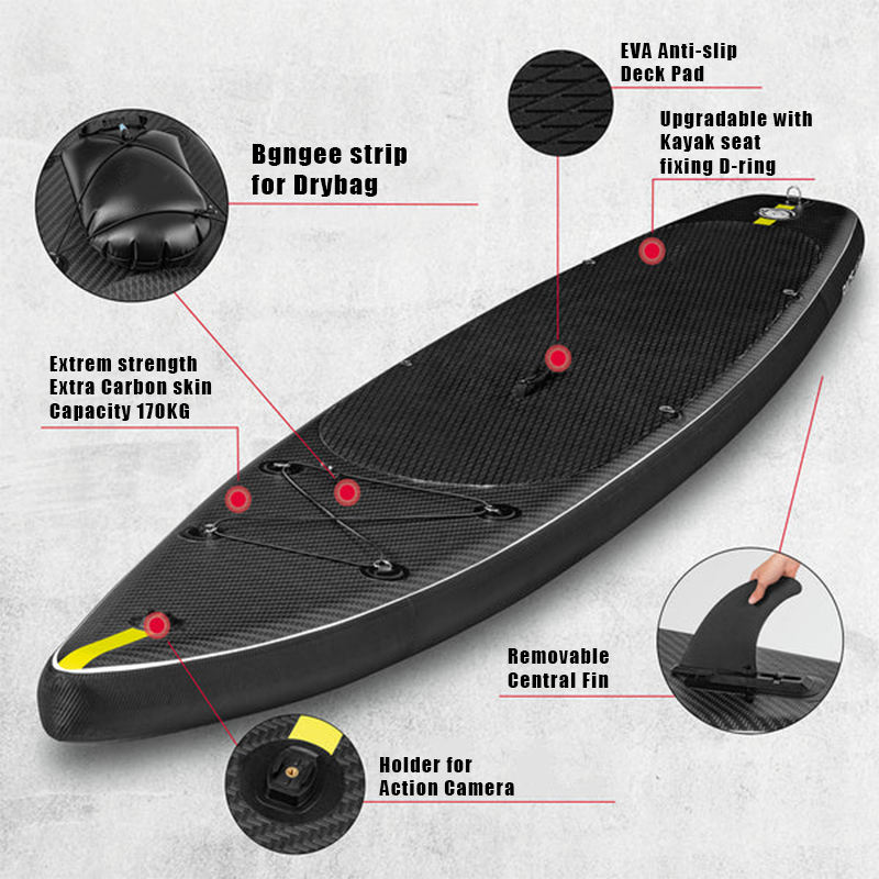 SUP (САП) ДОСКА MISHIMO CARBON DARKSIDE 11’ (335СМ) в Арзамасе