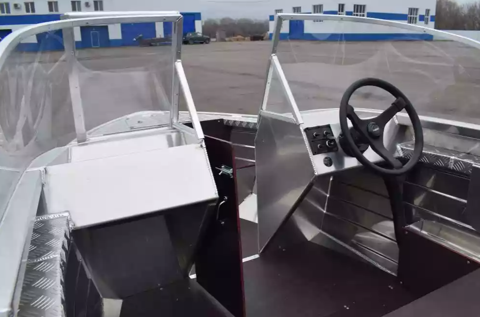 Алюминиевая лодка Wyatboat-390 DCM Увеличенный борт в Арзамасе