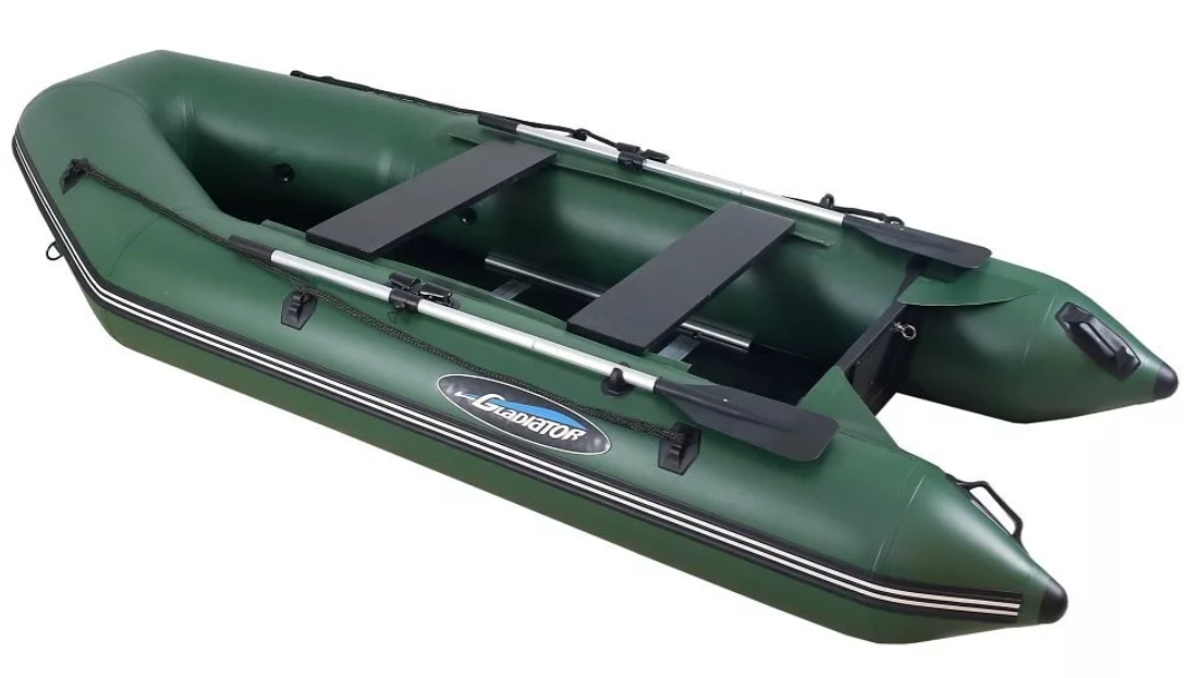 МОТОРНО-ГРЕБНАЯ ЛОДКА ПВХ GLADIATOR А 340 ТК С ФАНЕРНЫМ ПОЛОМ в Арзамасе