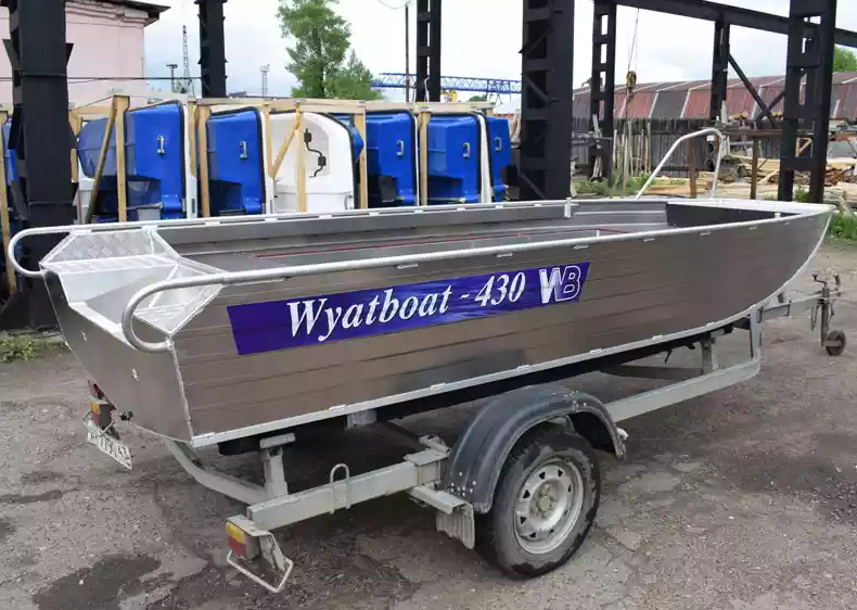 Алюминиевая лодка  Wyatboat-430 Master в Арзамасе