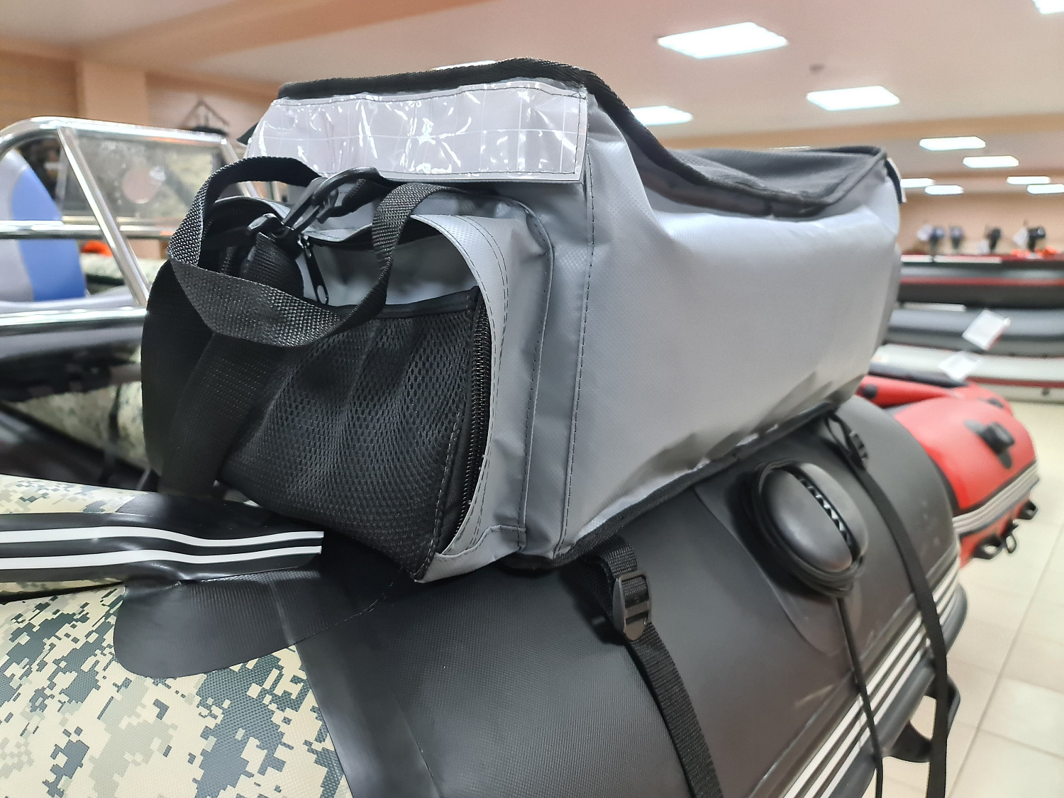 СУМКА ЛЮКС НА БАЛЛОН ДЛЯ ЛОДОК ПВХ 50Х25Х25 СМ в Арзамасе