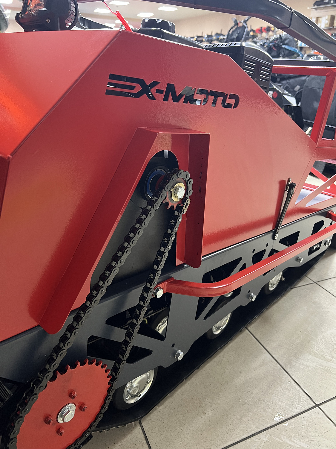 Мотобуксировщик EX-MOTO SNOWDOG S500 15л.с в Арзамасе