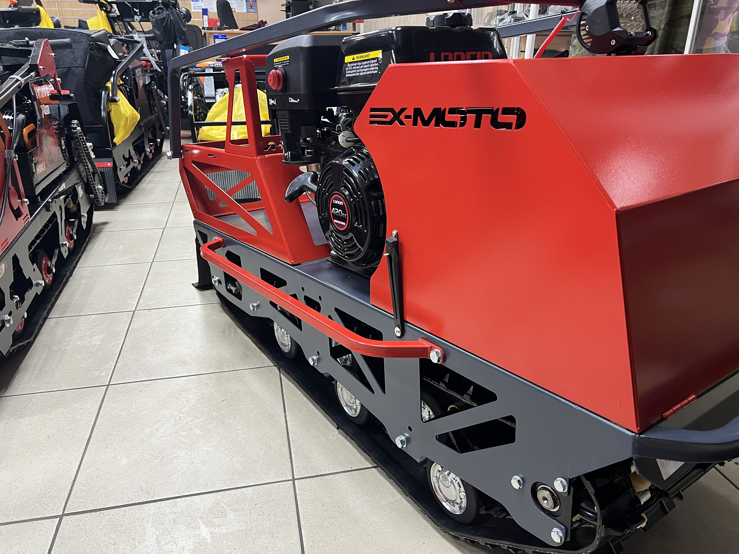 Мотобуксировщик EX-MOTO SNOWDOG S500 15л.с в Арзамасе