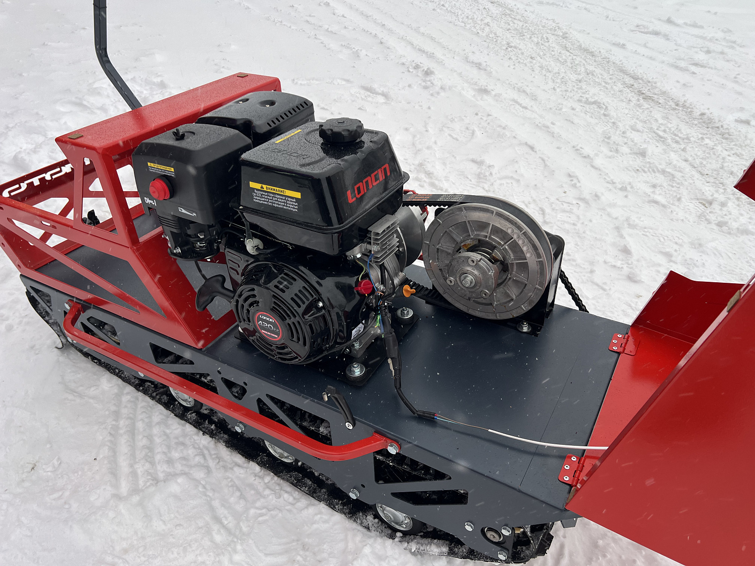 Мотобуксировщик EX-MOTO SNOWDOG S500 15л.с в Арзамасе