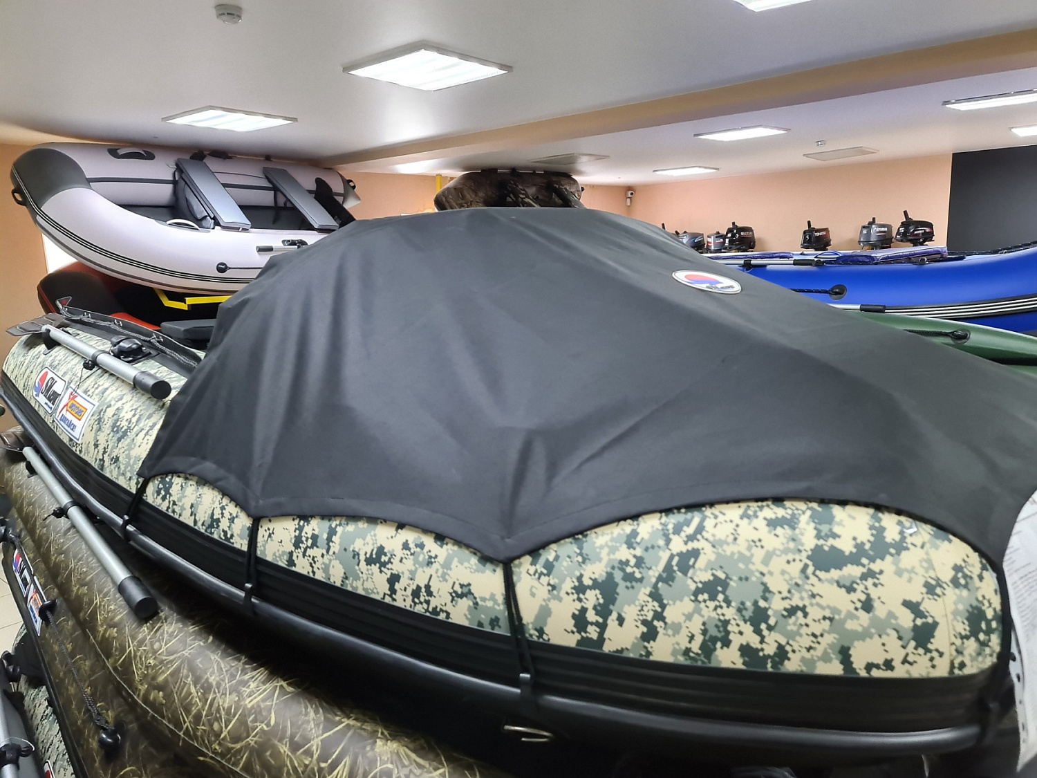 КОМПЛЕКТ НОСОВОГО ТЕНТА К ЛОДКЕ SMARINE AIR MAX 380 ЧЕРНЫЙ в Арзамасе