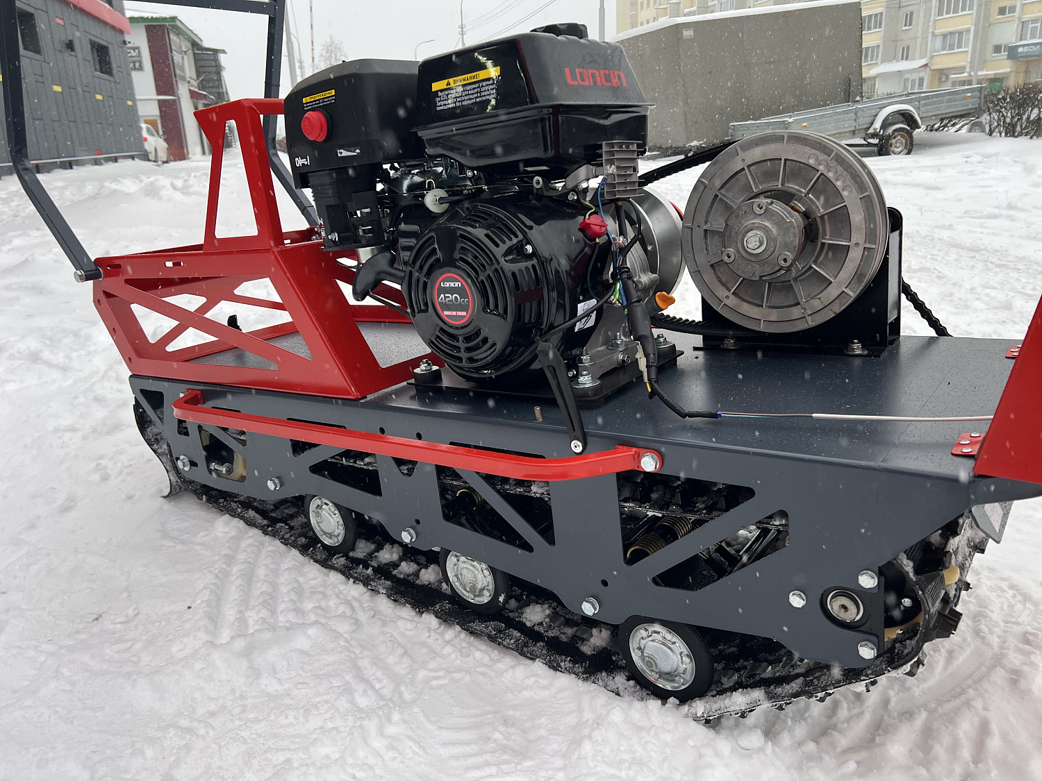 Мотобуксировщик EX-MOTO SNOWDOG S500 15л.с в Арзамасе