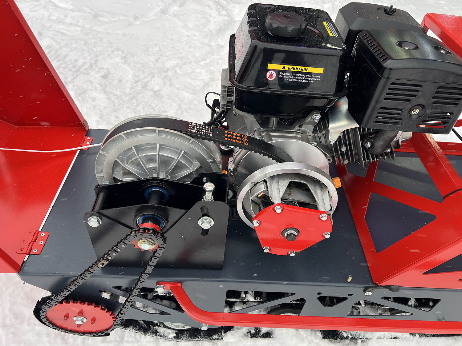 Мотобуксировщик EX-MOTO SNOWDOG S500 15л.с в Арзамасе