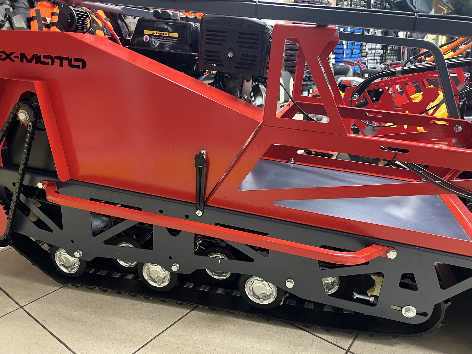 Мотобуксировщик EX-MOTO SNOWDOG S500 15л.с в Арзамасе