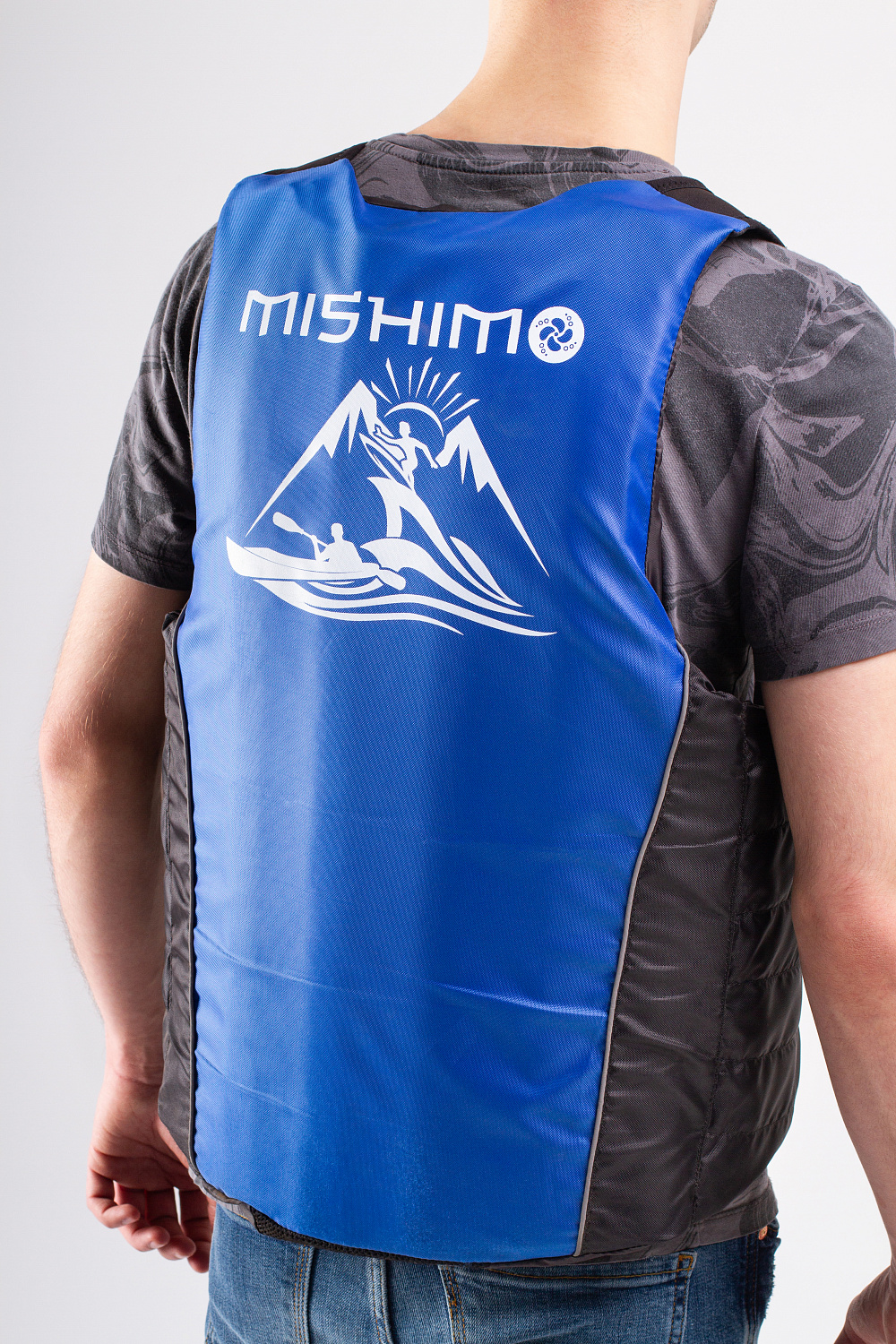 Жилет спасательный MISHIMO PRO Премиум качества Черно-синий в Арзамасе