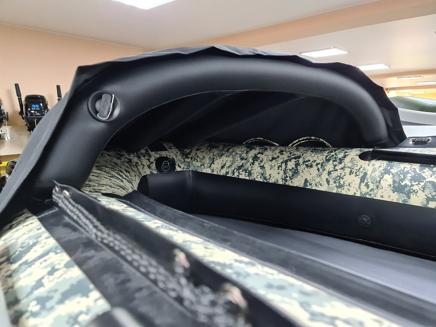 КОМПЛЕКТ НОСОВОГО ТЕНТА К ЛОДКЕ SMARINE AIR MAX 380 ЧЕРНЫЙ в Арзамасе