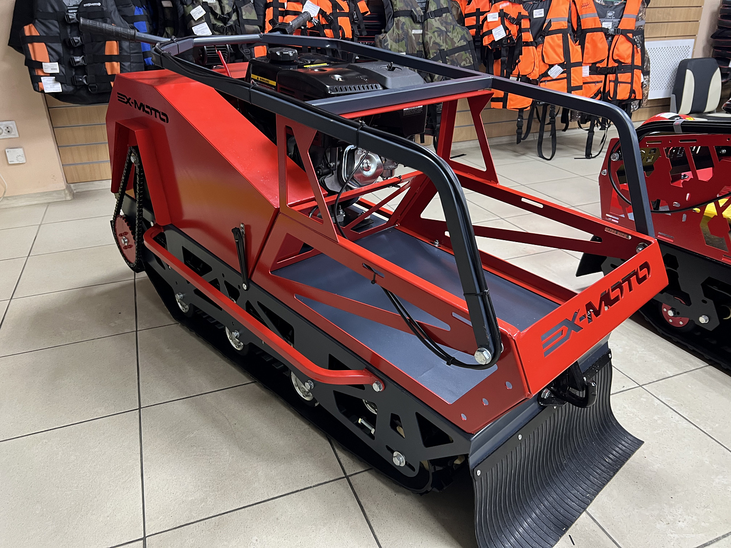 Мотобуксировщик EX-MOTO SNOWDOG S500 15л.с в Арзамасе