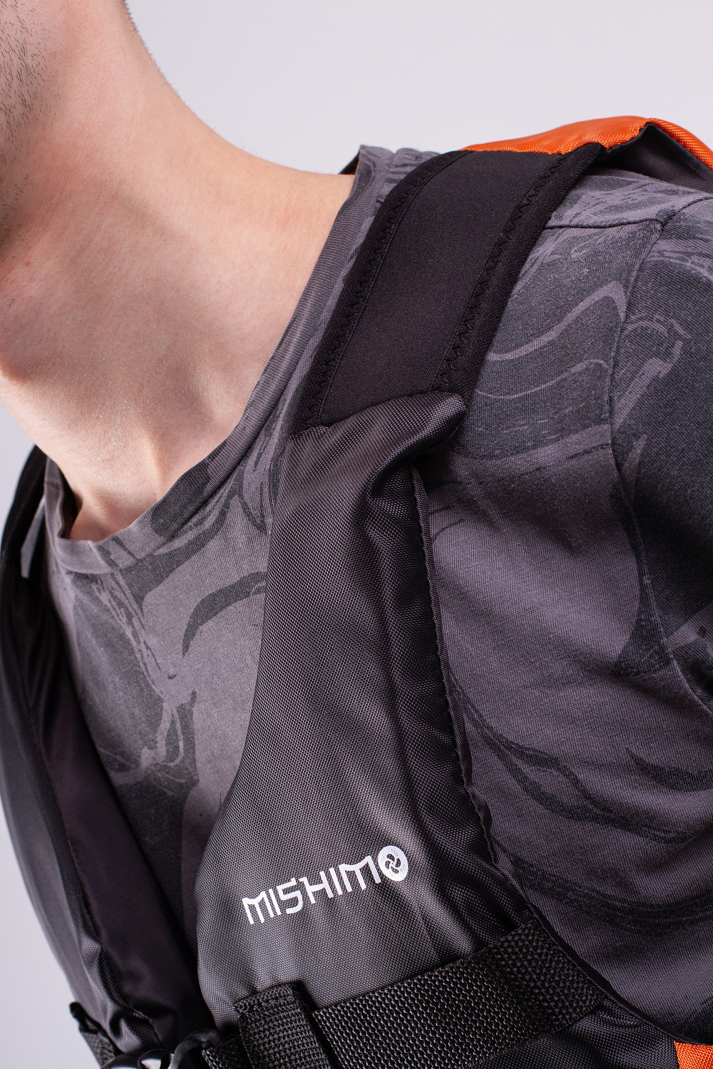 Жилет спасательный MISHIMO PRO Премиум качества Черно-оранжевый в Арзамасе