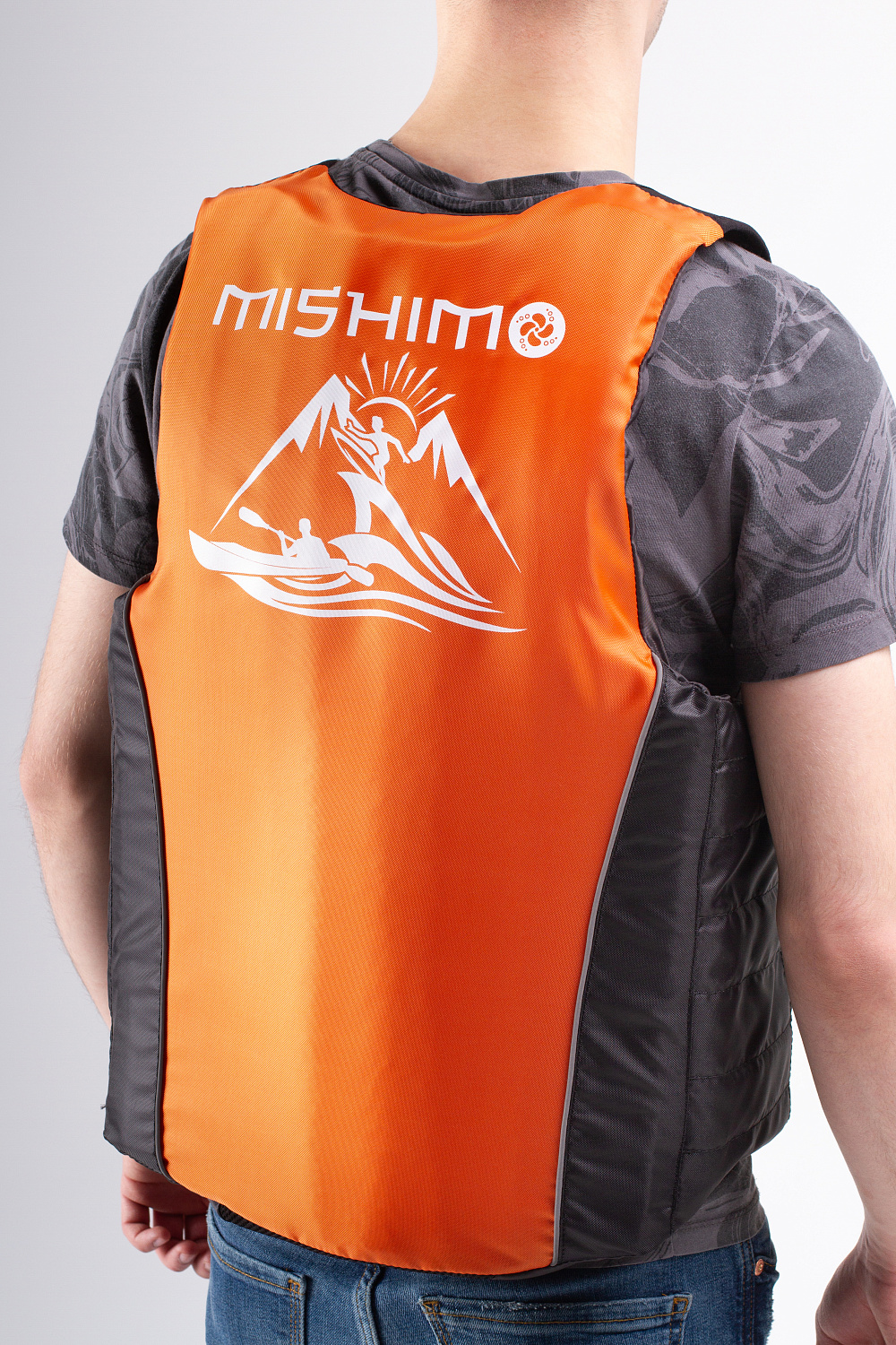 Жилет спасательный MISHIMO PRO Премиум качества Черно-оранжевый в Арзамасе