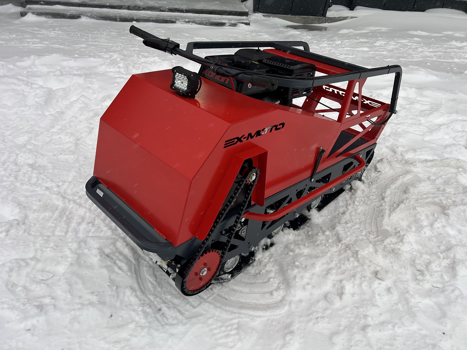 Мотобуксировщик EX-MOTO SNOWDOG S500 15л.с в Арзамасе